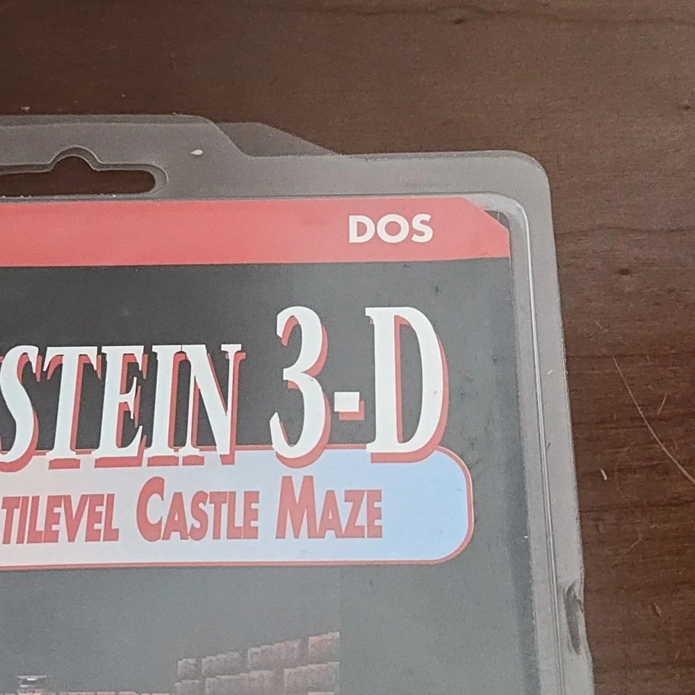 RARE Vintage Wolfenstein 3D Escape From Multilevel Castle Maze Floppy DOS Game